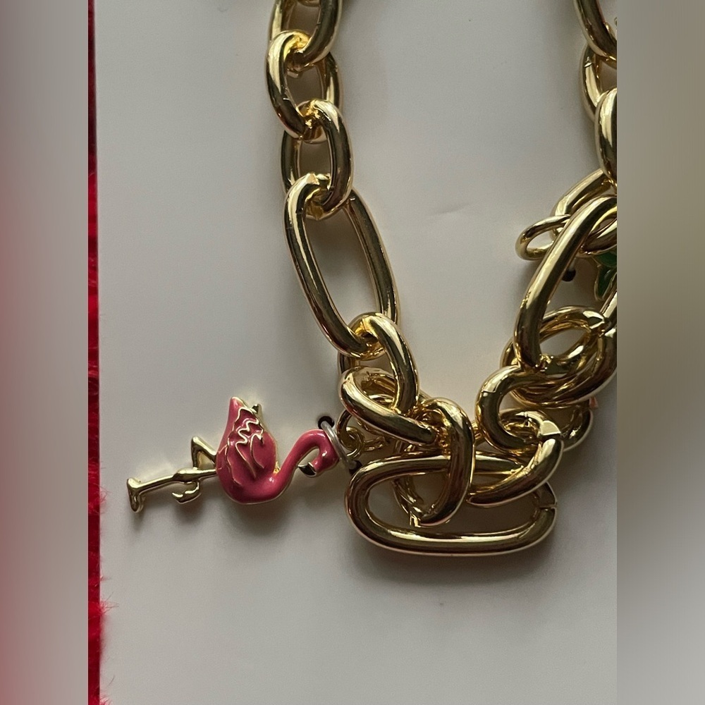 BaubleBar Gold Phone Charm Wristlet with Fun Accents - Picture 4 of 7